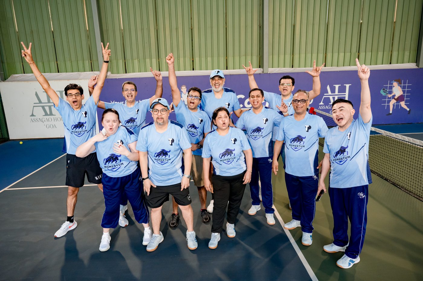 Team celebration multi sport day
